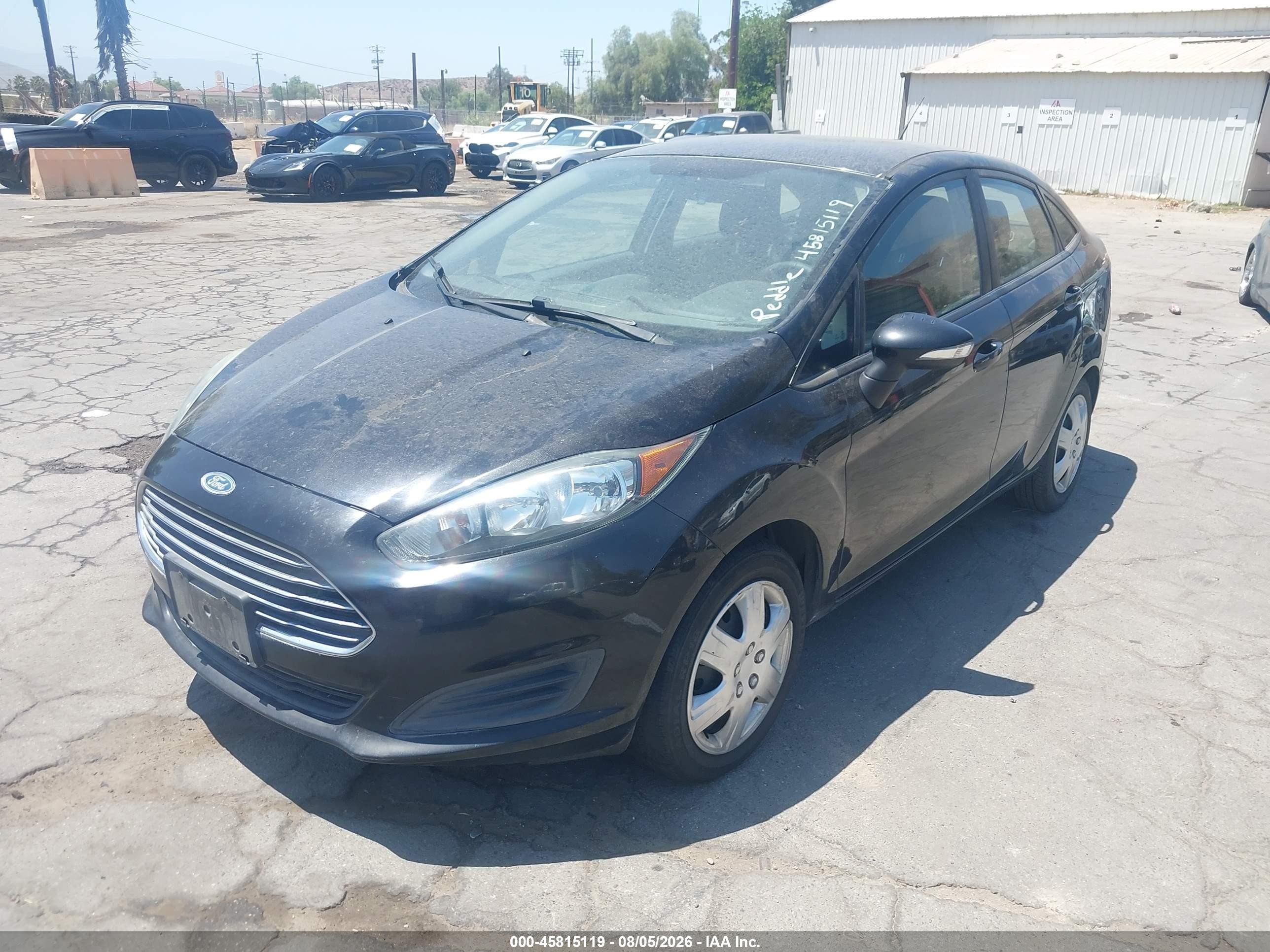 2014 Ford Fiesta Se Black vin: 3FADP4BJ7EM203553
