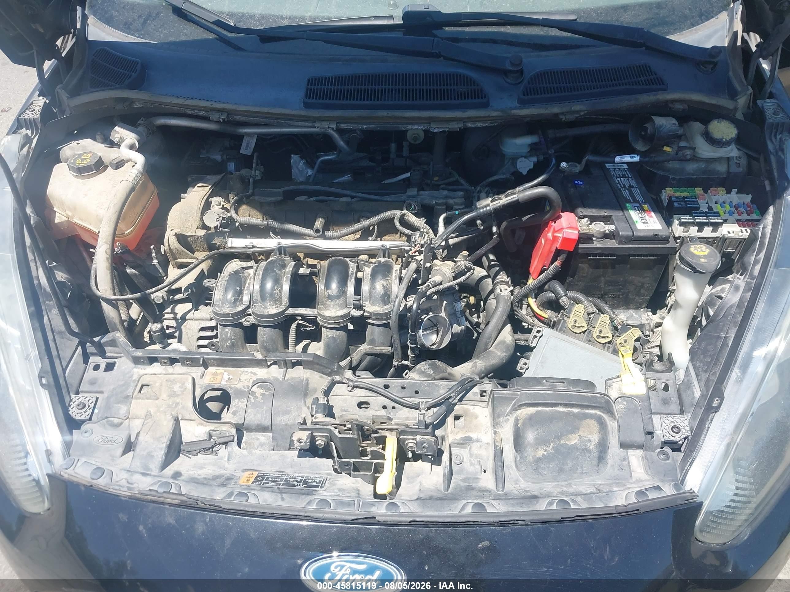 2014 Ford Fiesta Se Black vin: 3FADP4BJ7EM203553