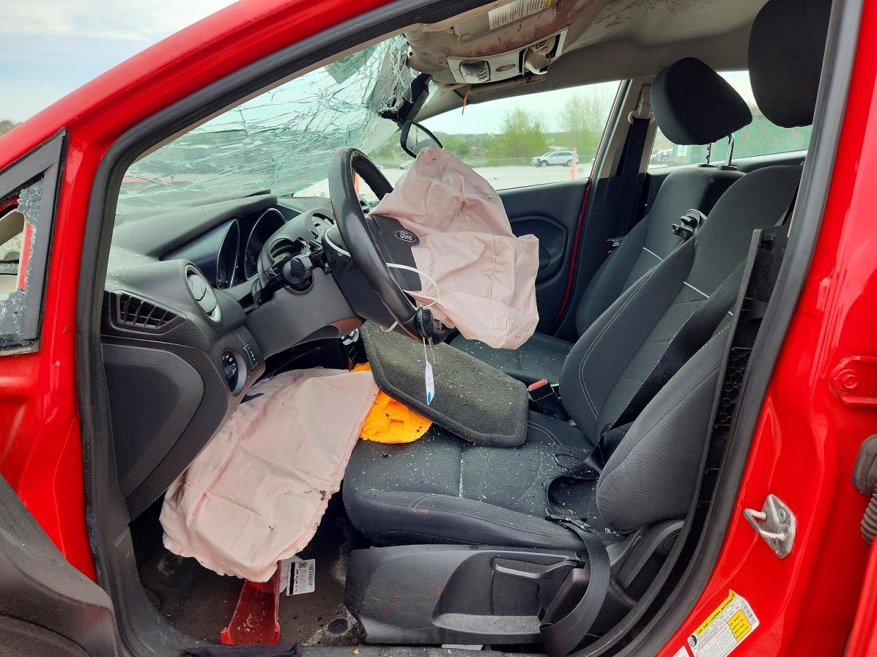 2014 Ford Fiesta Se Red vin: 3FADP4BJ7EM216481