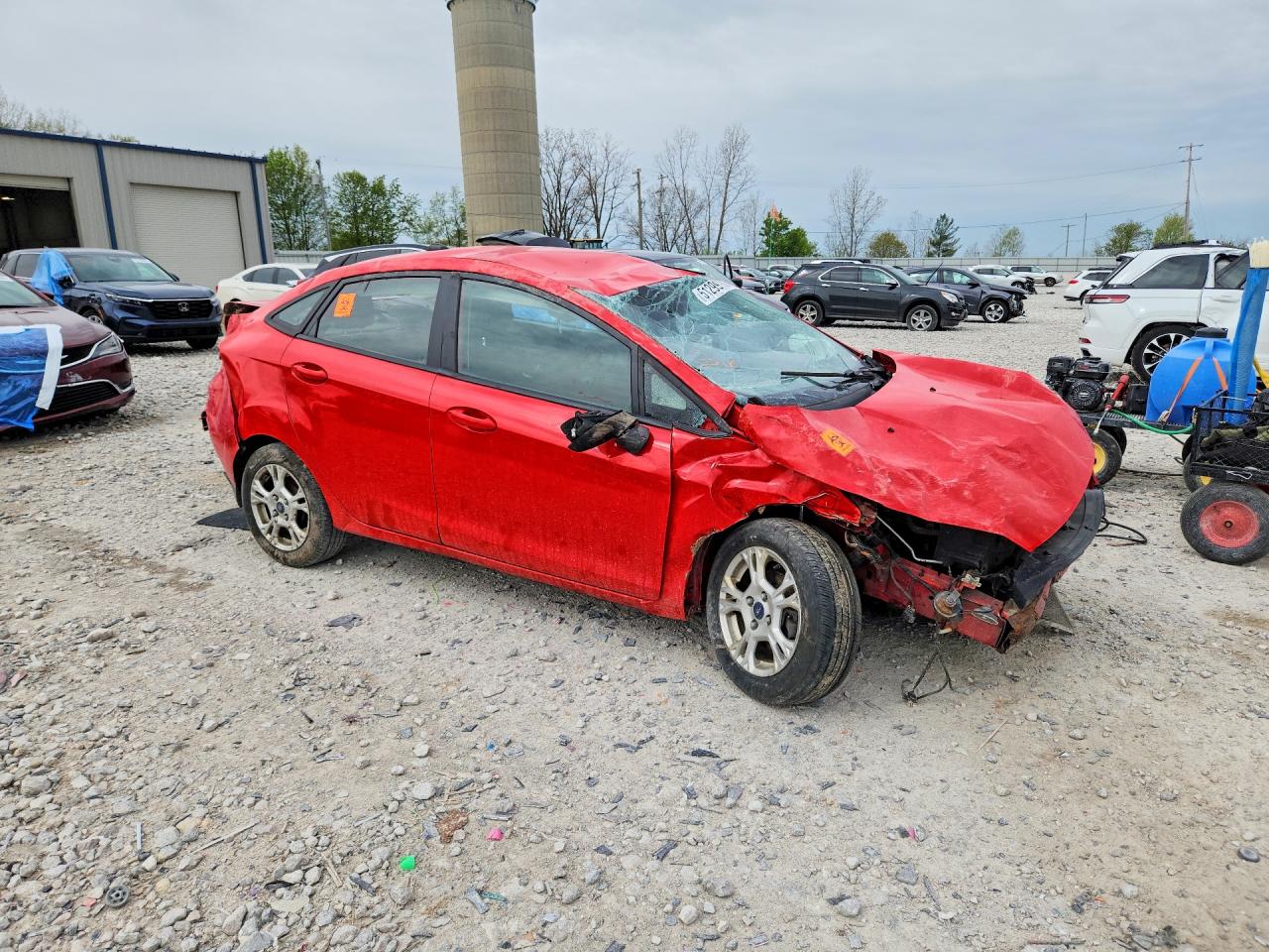 2014 Ford Fiesta Se Red vin: 3FADP4BJ7EM216481