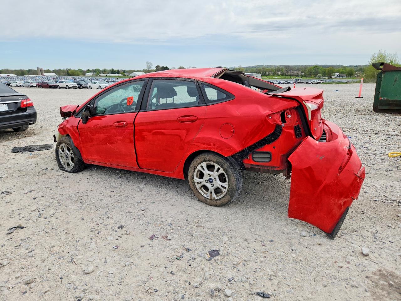 2014 Ford Fiesta Se Red vin: 3FADP4BJ7EM216481