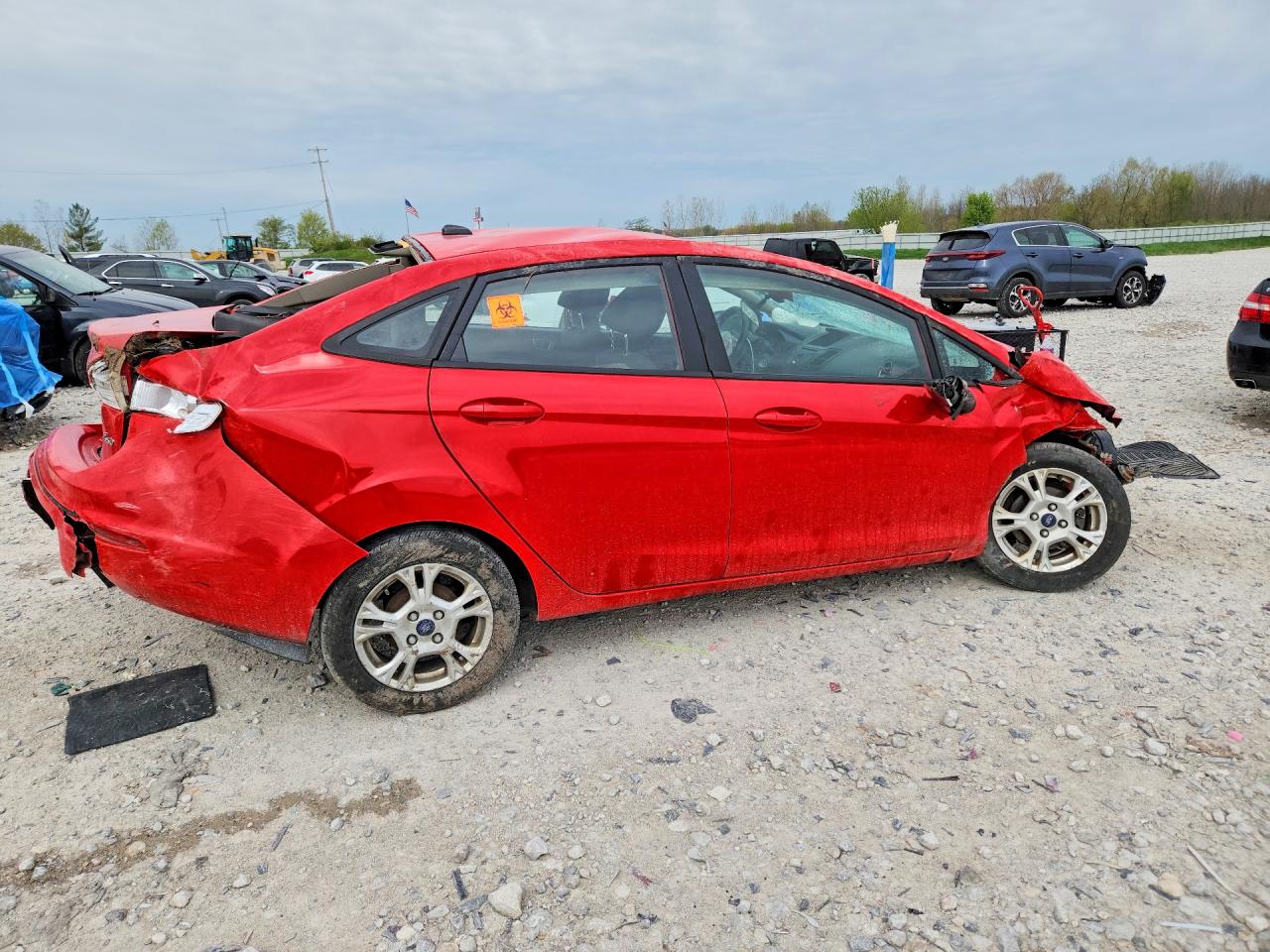 2014 Ford Fiesta Se Red vin: 3FADP4BJ7EM216481
