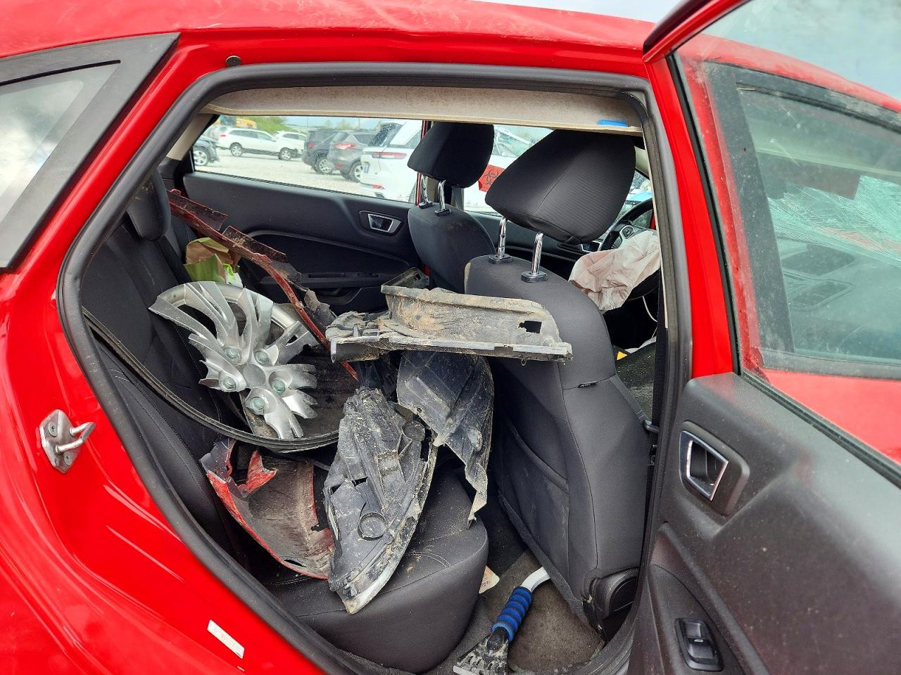 2014 Ford Fiesta Se Red vin: 3FADP4BJ7EM216481