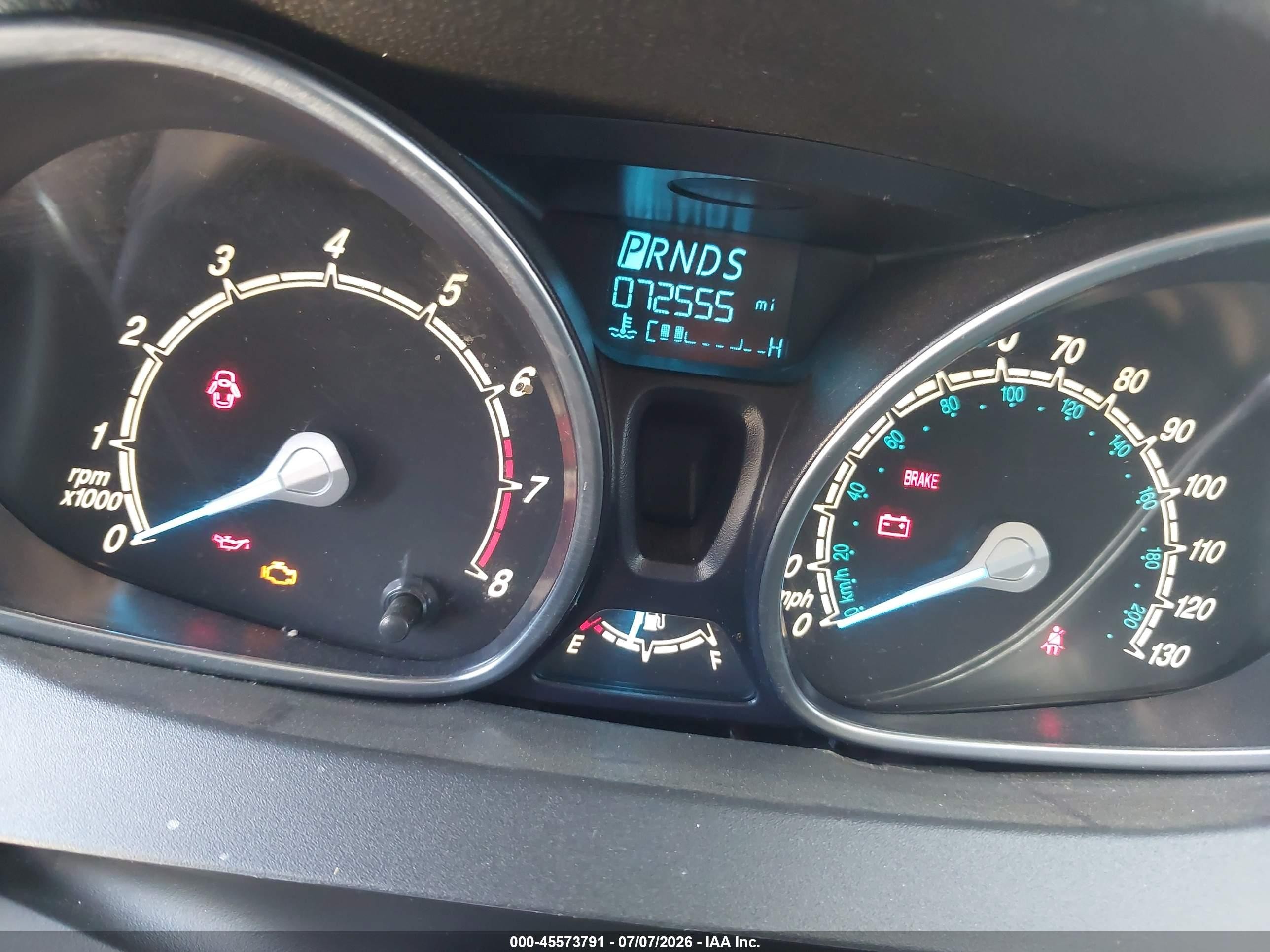 2014 Ford Fiesta Se White vin: 3FADP4BJ7EM220675
