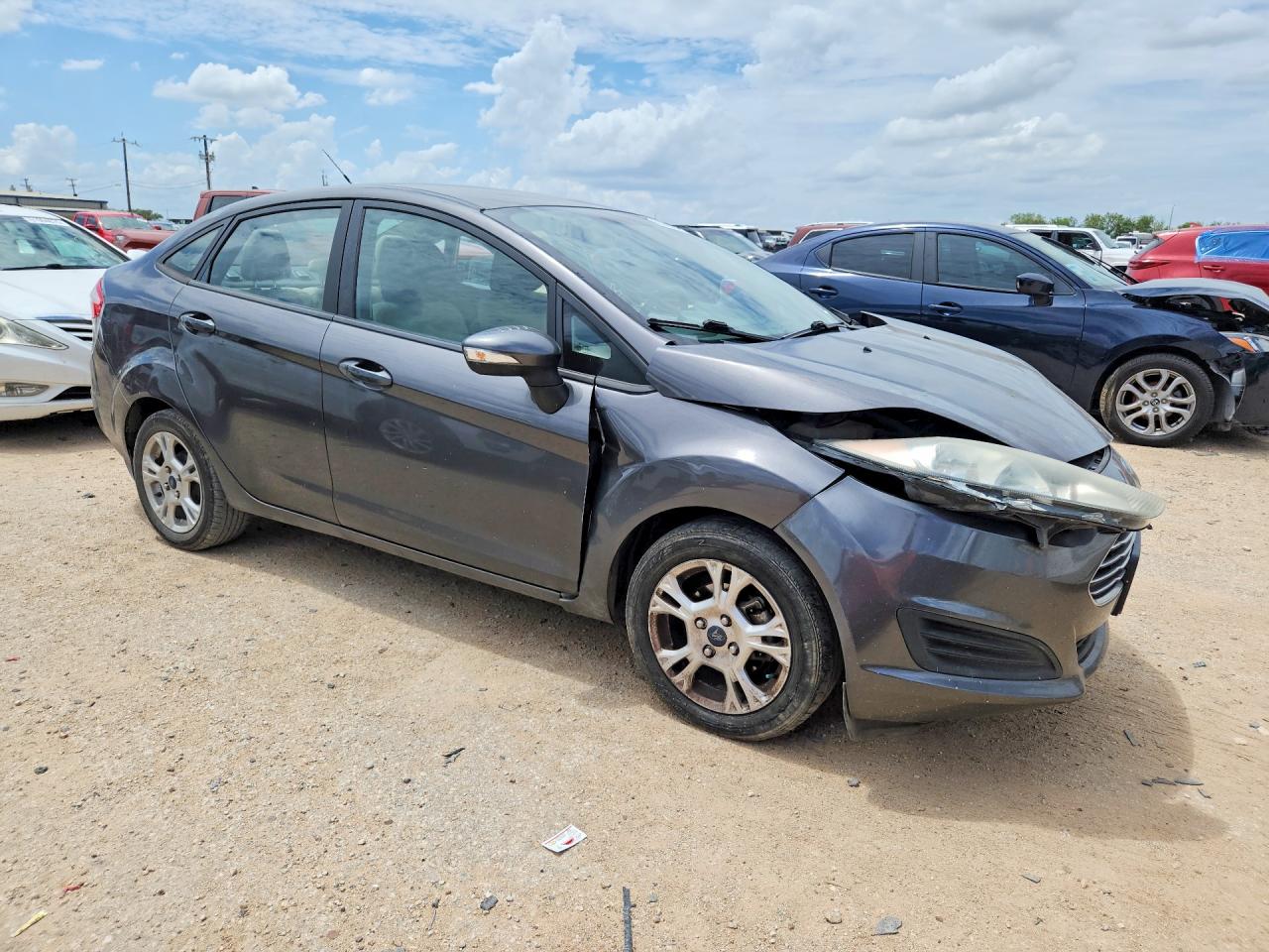 2015 Ford Fiesta Se Gray vin: 3FADP4BJ7FM161516