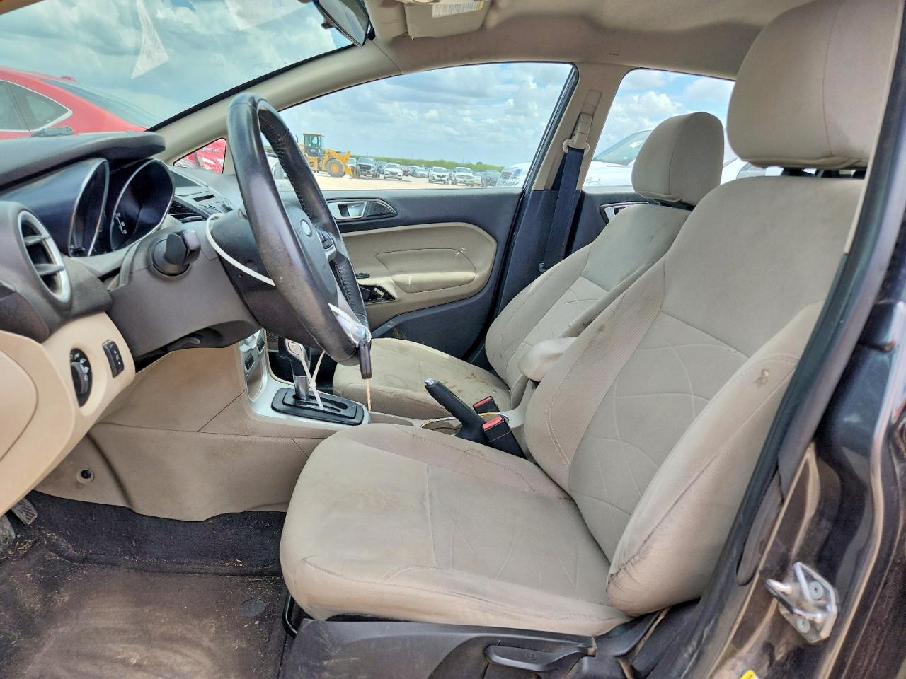 2015 Ford Fiesta Se Gray vin: 3FADP4BJ7FM161516