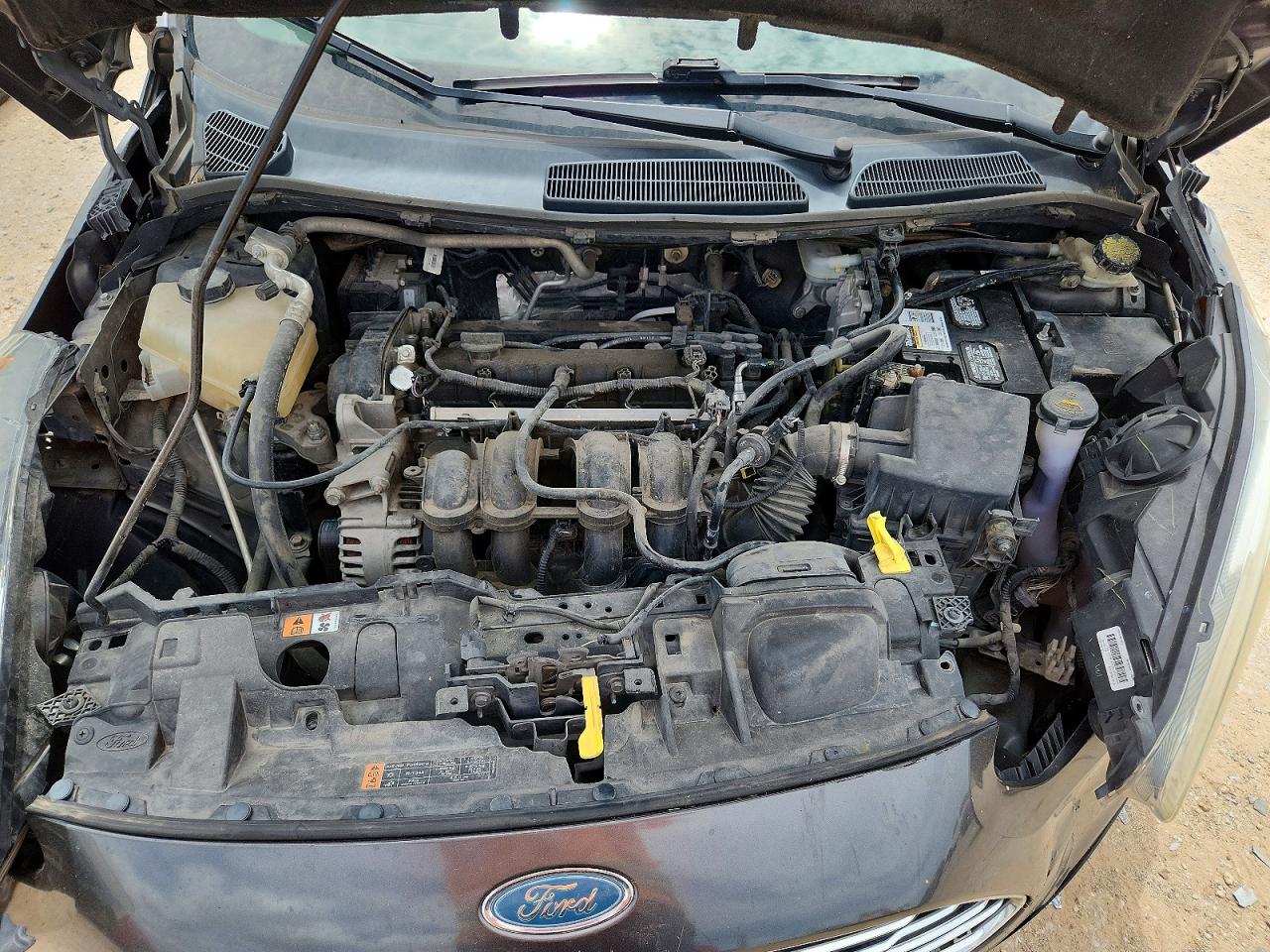 2015 Ford Fiesta Se Gray vin: 3FADP4BJ7FM161516