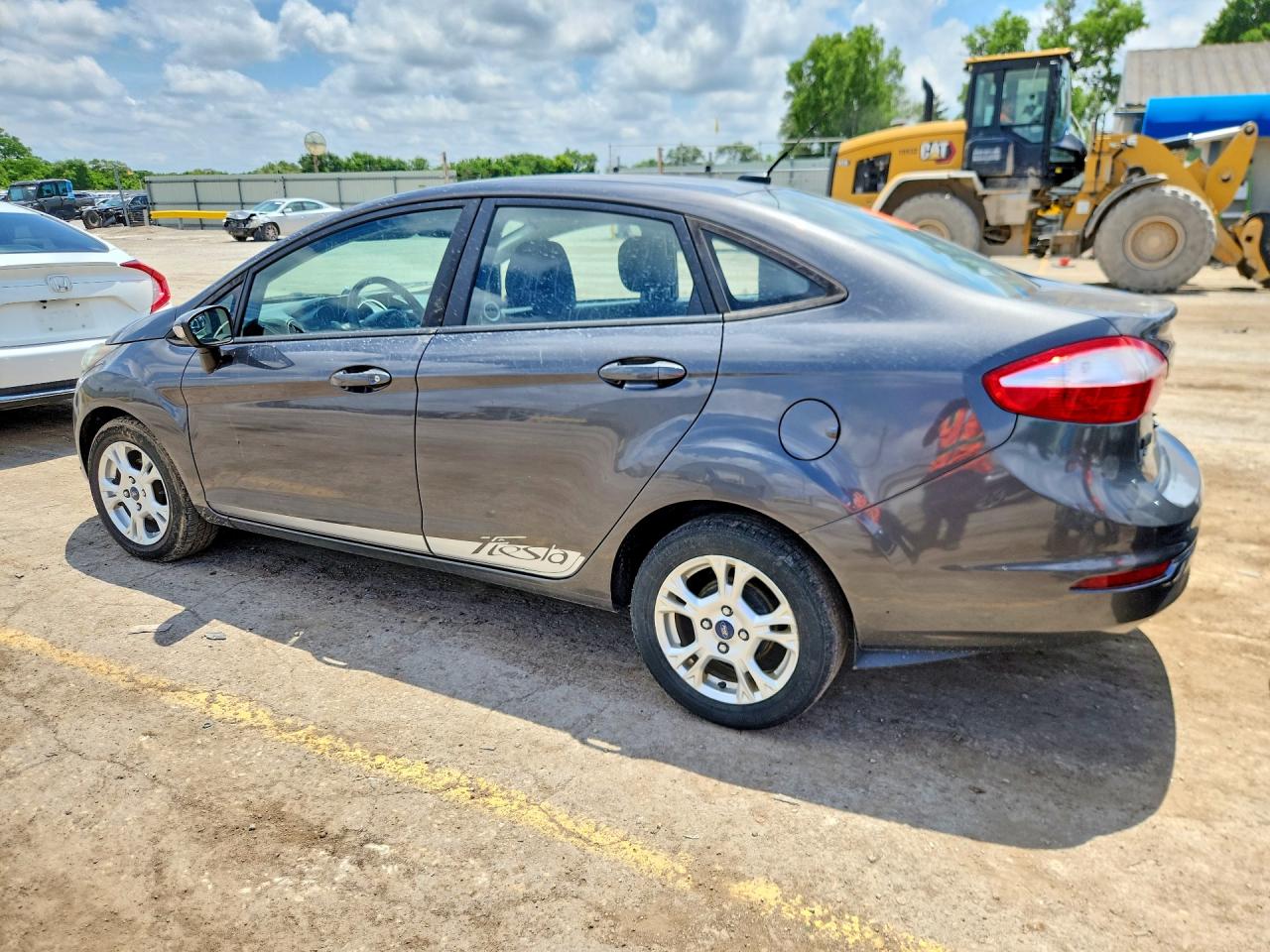 2015 Ford Fiesta Se Gray vin: 3FADP4BJ7FM161709