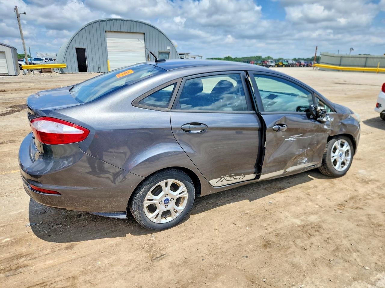 2015 Ford Fiesta Se Gray vin: 3FADP4BJ7FM161709