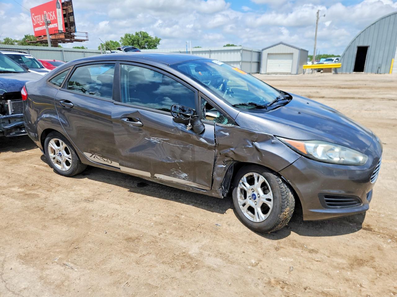 2015 Ford Fiesta Se Gray vin: 3FADP4BJ7FM161709