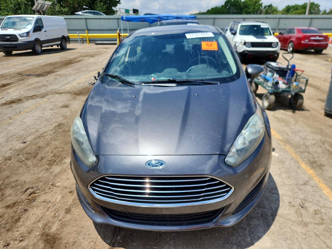 2015 Ford Fiesta Se Gray vin: 3FADP4BJ7FM161709