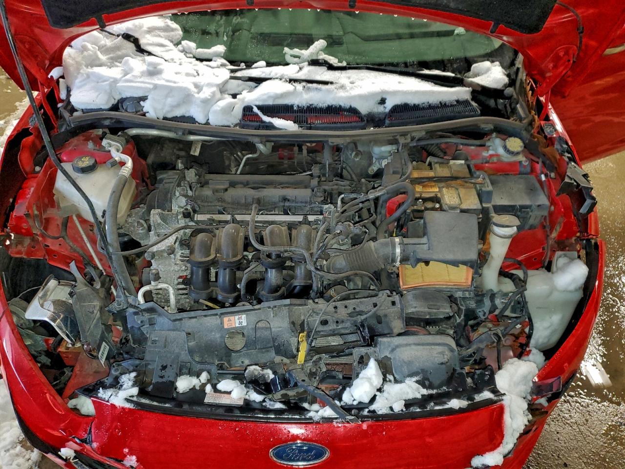 2015 Ford Fiesta Se Red vin: 3FADP4BJ7FM175643