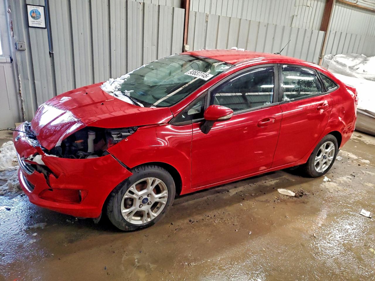 2015 Ford Fiesta Se Red vin: 3FADP4BJ7FM175643