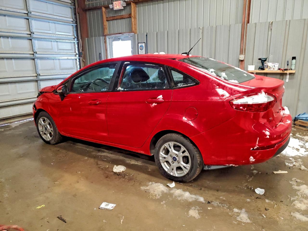 2015 Ford Fiesta Se Red vin: 3FADP4BJ7FM175643