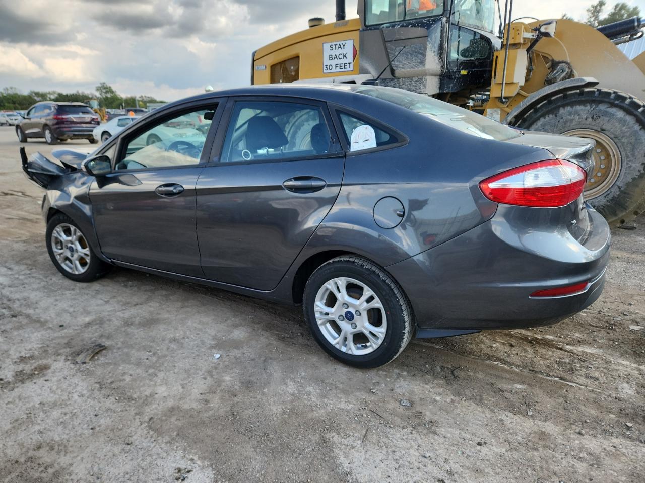 2015 Ford Fiesta Se Gray vin: 3FADP4BJ7FM175951