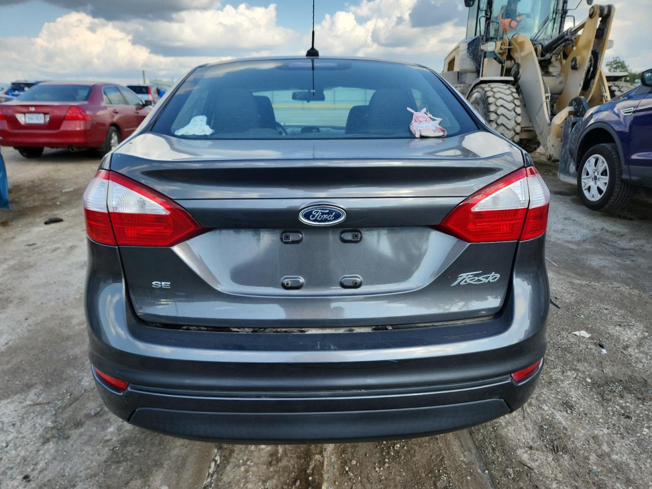 2015 Ford Fiesta Se Gray vin: 3FADP4BJ7FM175951