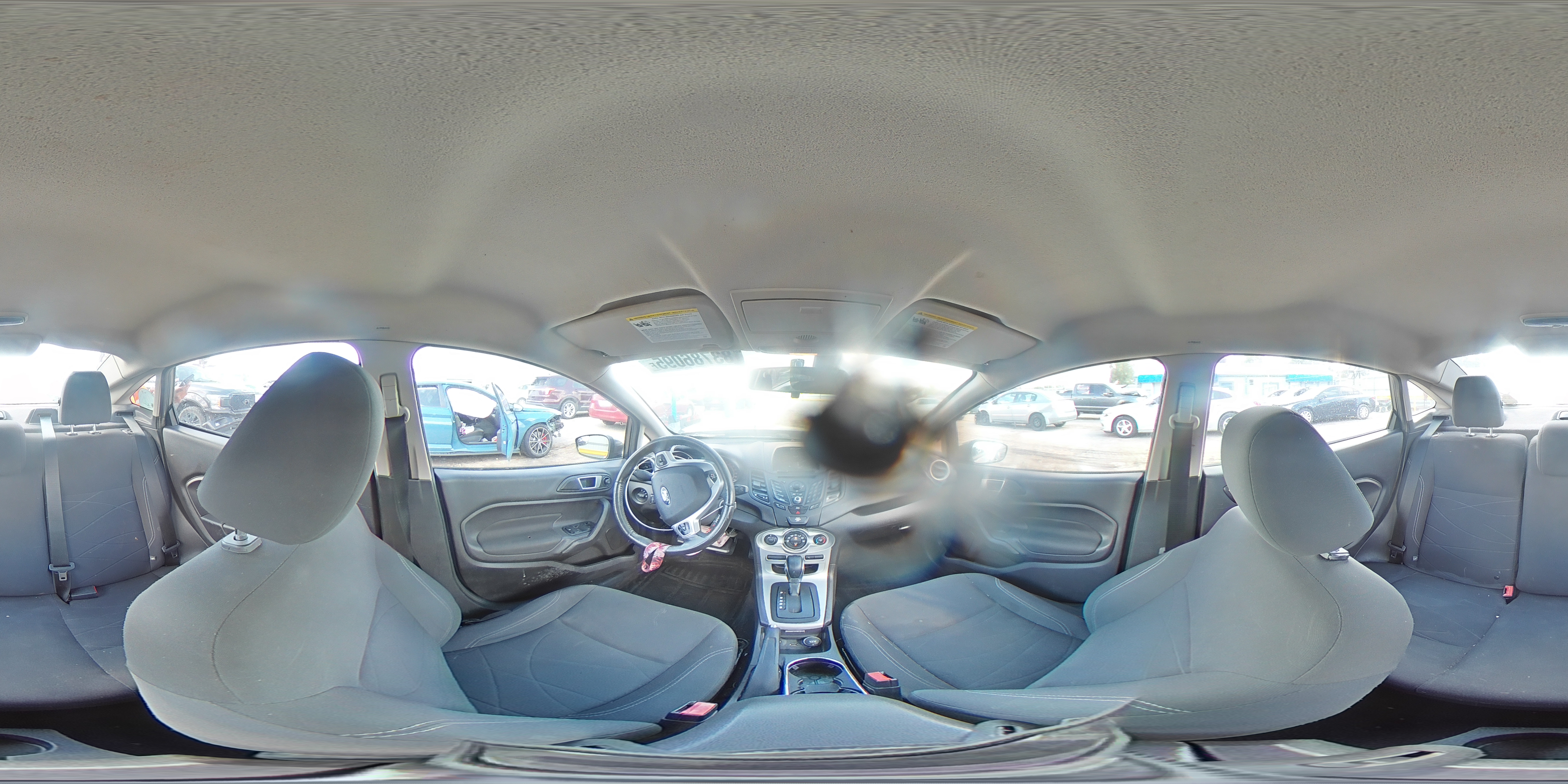 2015 Ford Fiesta Se Gray vin: 3FADP4BJ7FM175951