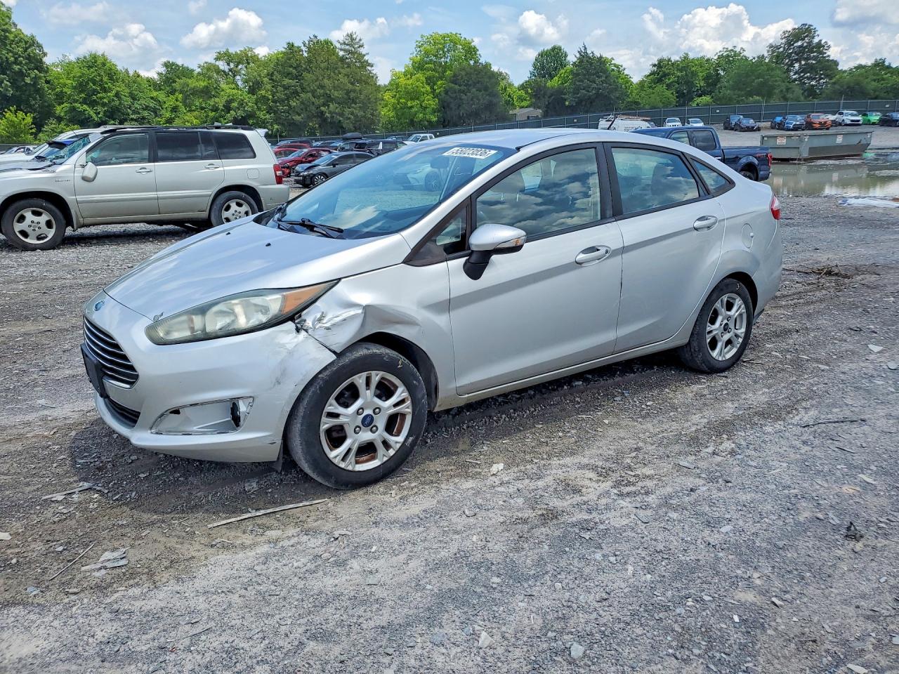 2015 Ford Fiesta Se Silver vin: 3FADP4BJ7FM187968