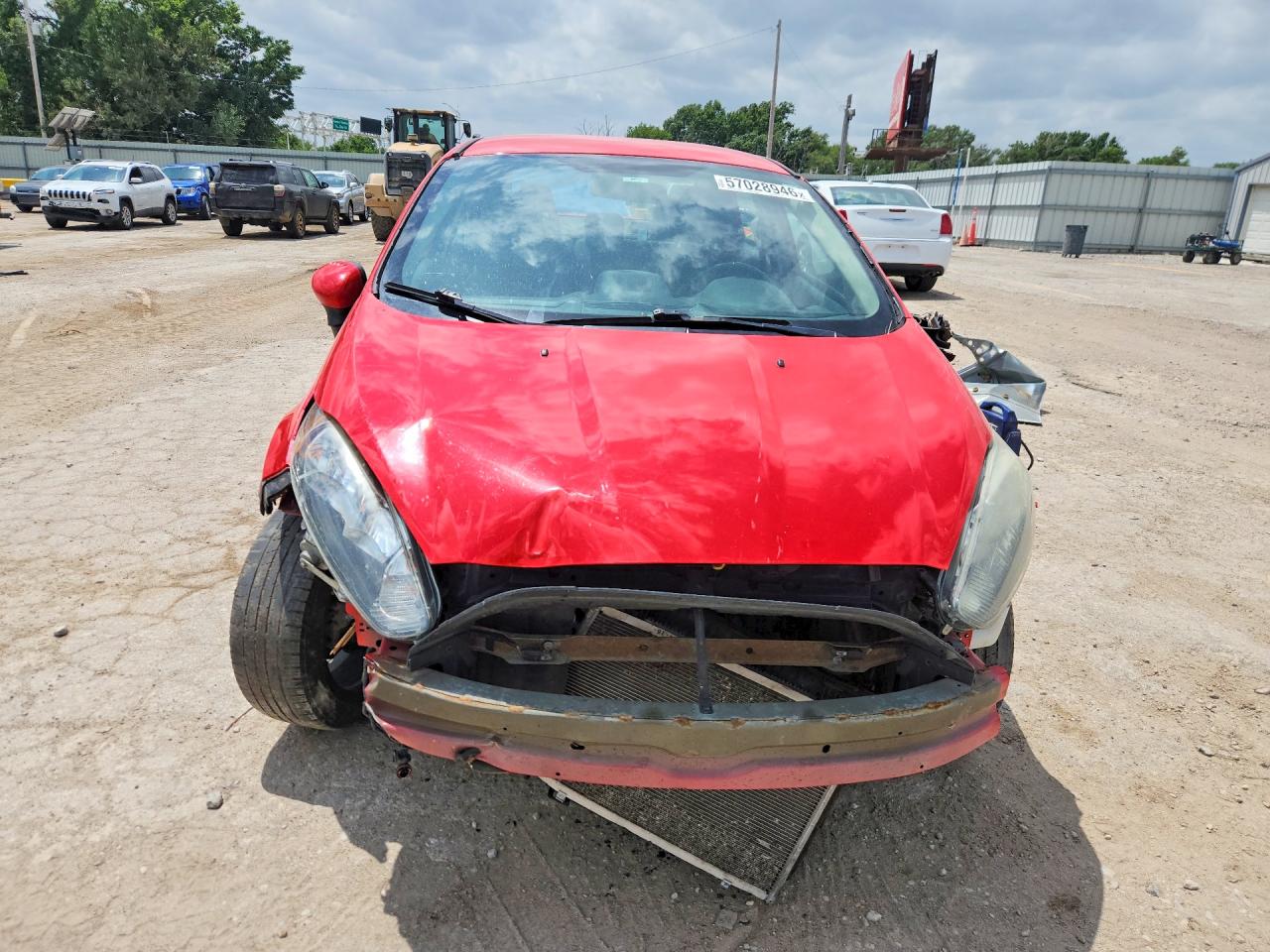 2015 Ford Fiesta Se Red vin: 3FADP4BJ7FM203411