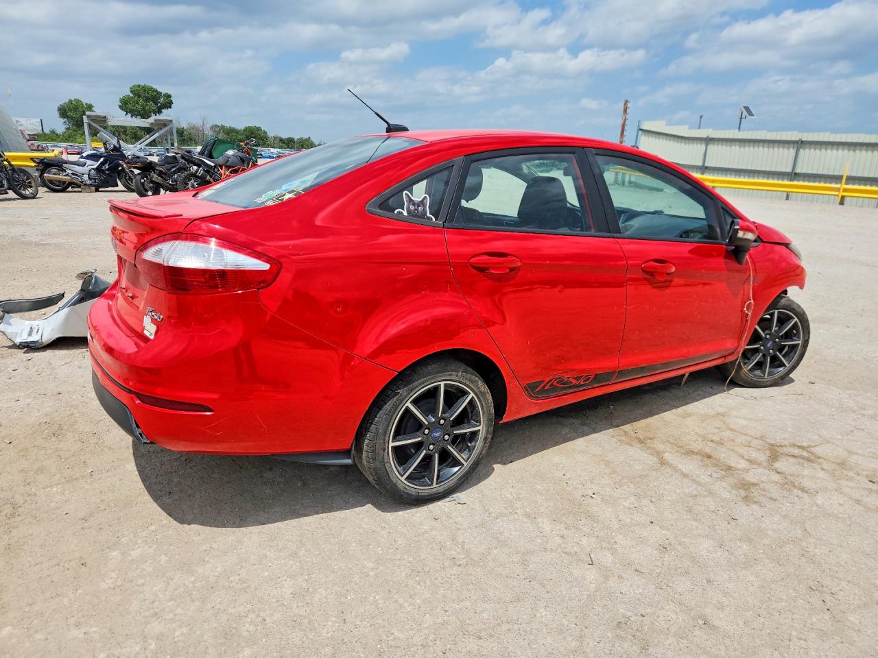 2015 Ford Fiesta Se Red vin: 3FADP4BJ7FM203411