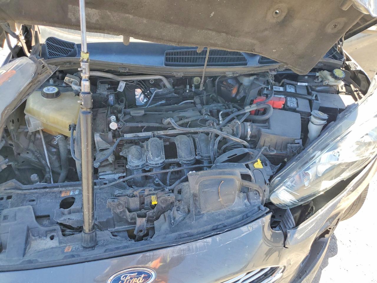 2015 Ford Fiesta Se Gray vin: 3FADP4BJ7FM203683