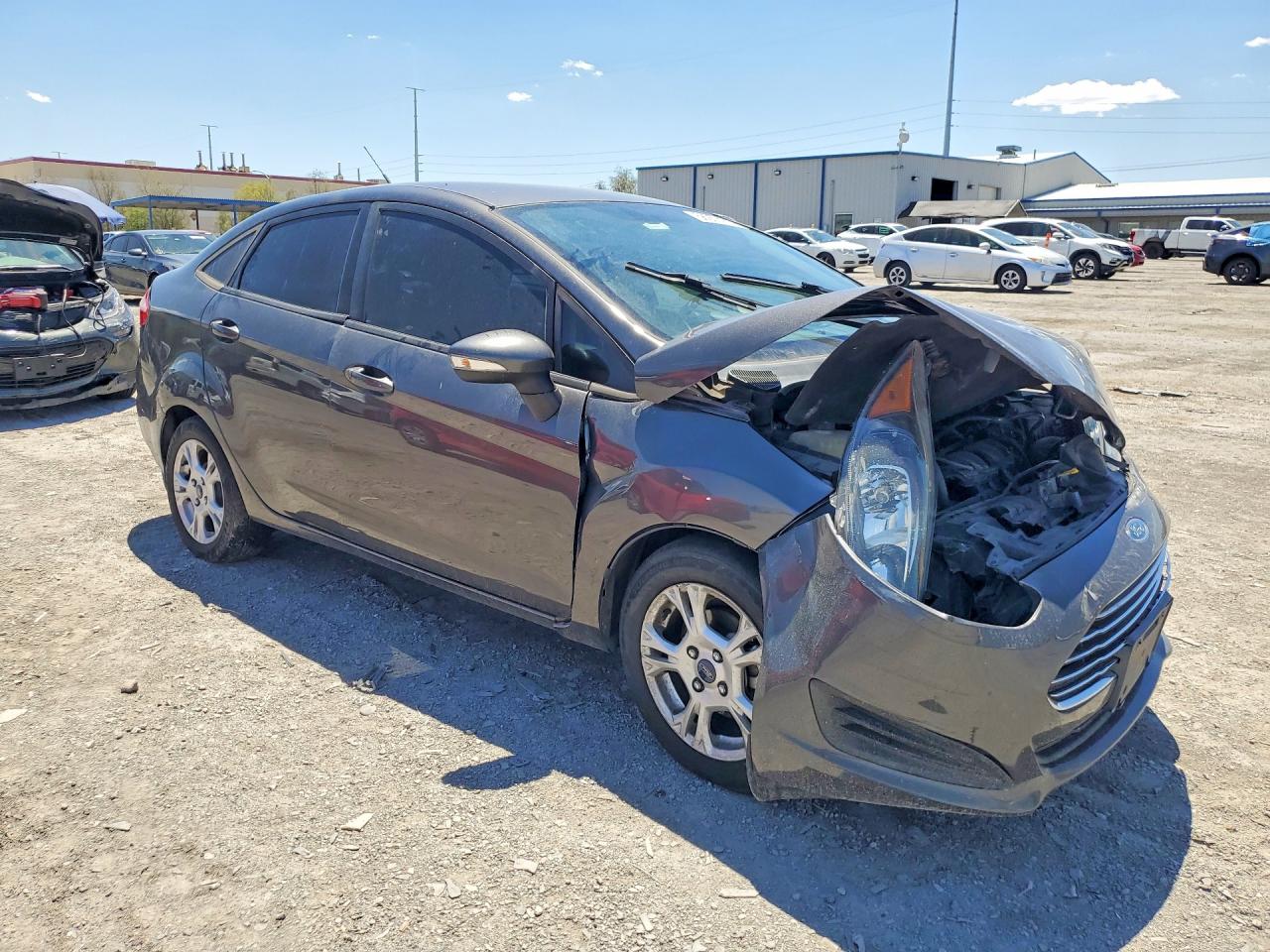 2015 Ford Fiesta Se Gray vin: 3FADP4BJ7FM203683