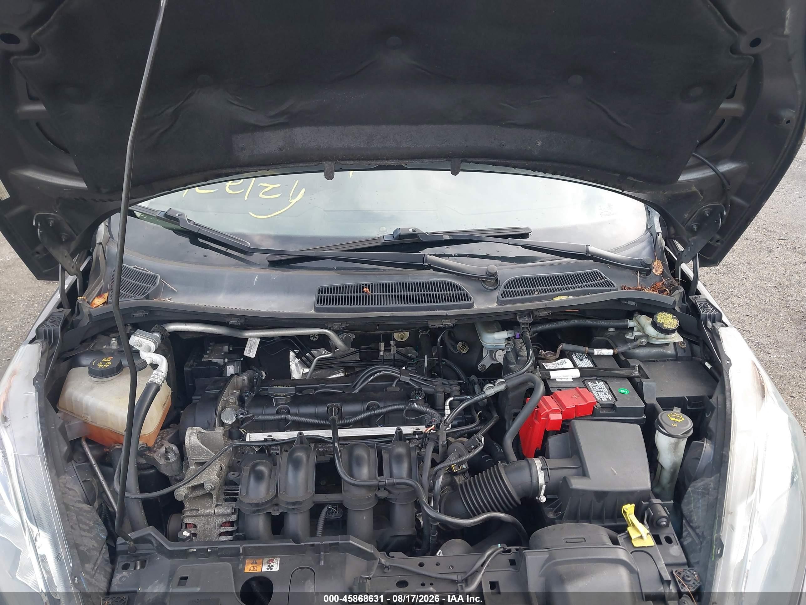 2015 Ford Fiesta Se Gray vin: 3FADP4BJ7FM223772