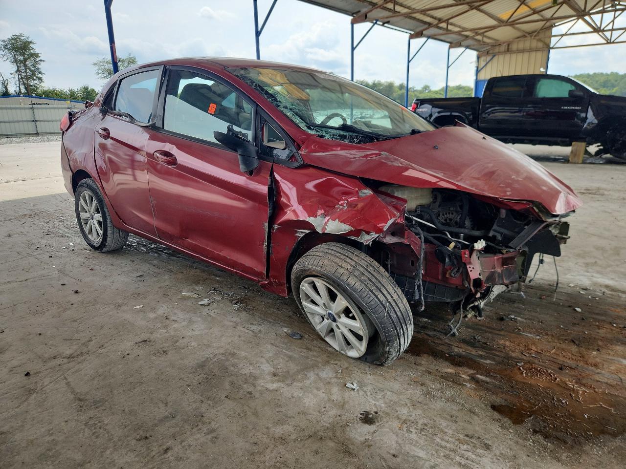 2011 Ford Fiesta Se Red vin: 3FADP4BJ8BM124548