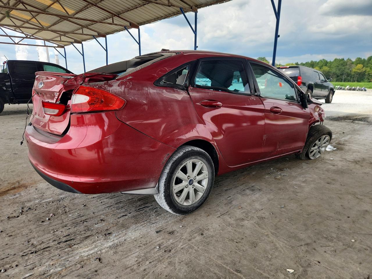 2011 Ford Fiesta Se Red vin: 3FADP4BJ8BM124548