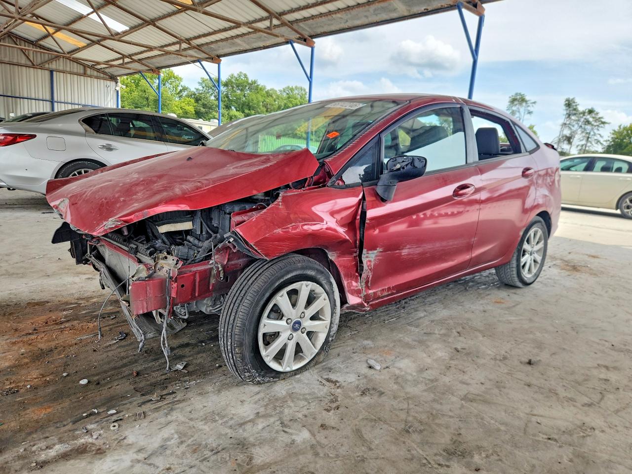 2011 Ford Fiesta Se Red vin: 3FADP4BJ8BM124548