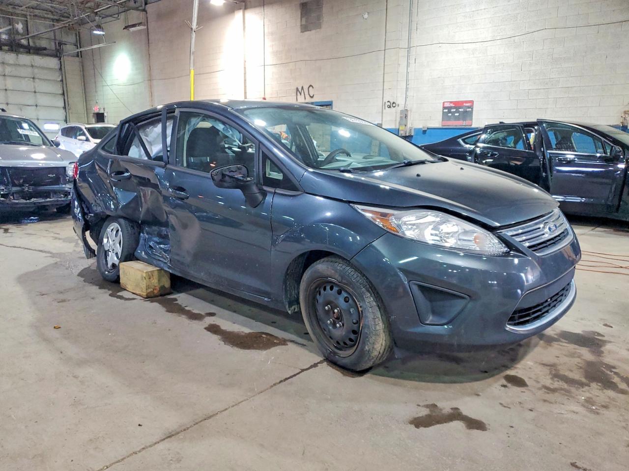 2011 Ford Fiesta Se Gray vin: 3FADP4BJ8BM225685