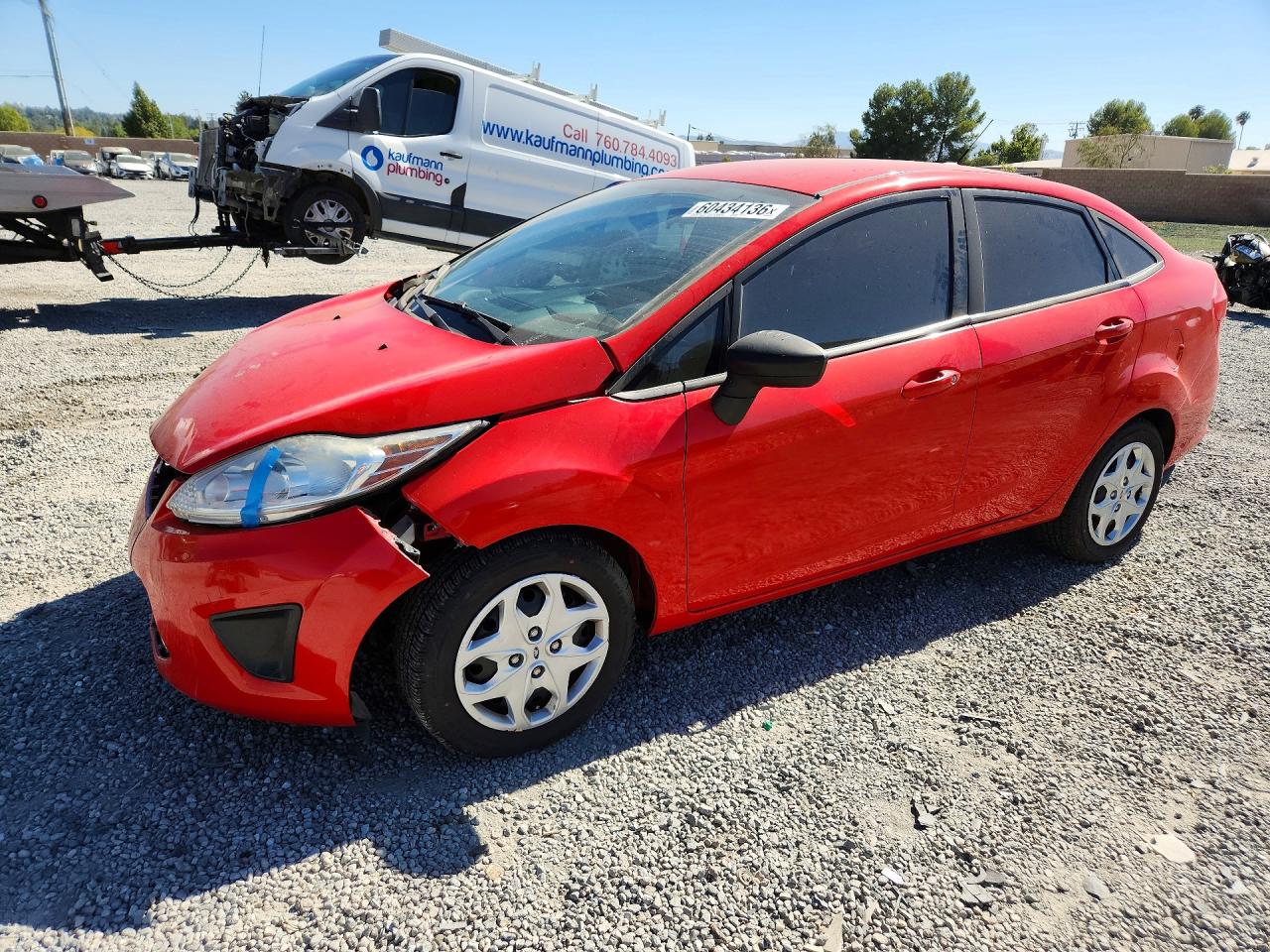 2012 Ford Fiesta Se Красный vin: 3FADP4BJ8CM159110
