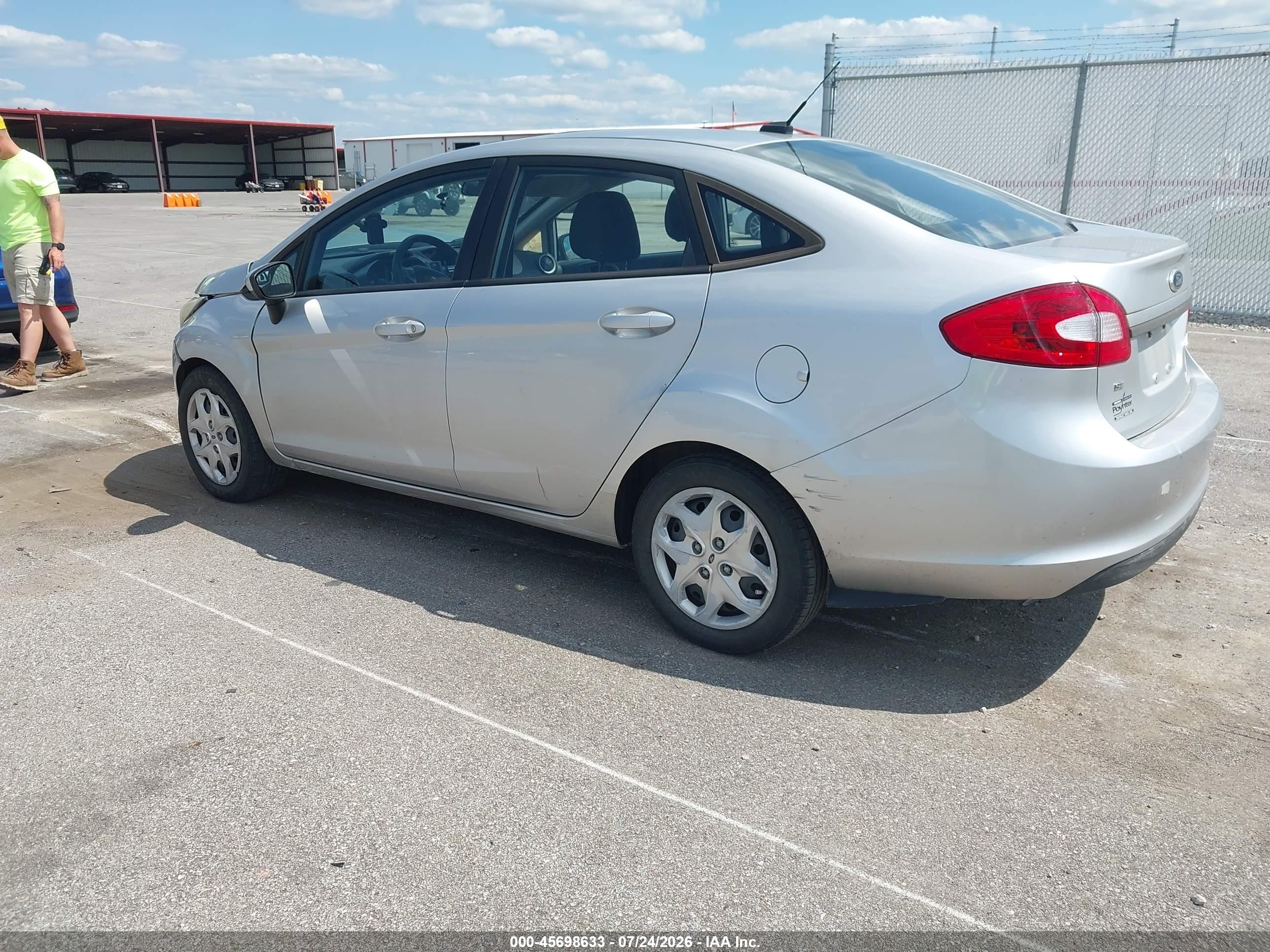 2012 Ford Fiesta Se Silver vin: 3FADP4BJ8CM207642