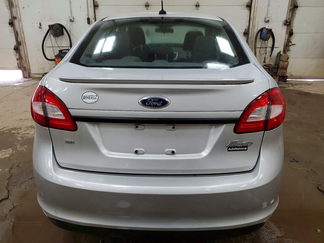 2013 Ford Fiesta Se Silver vin: 3FADP4BJ8DM141112