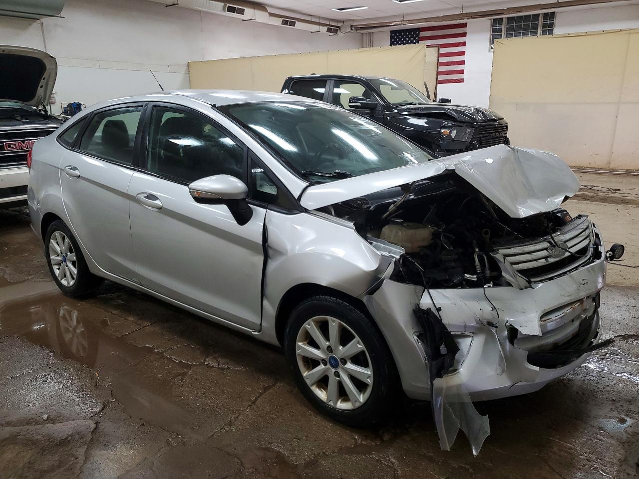 2013 Ford Fiesta Se Silver vin: 3FADP4BJ8DM141112