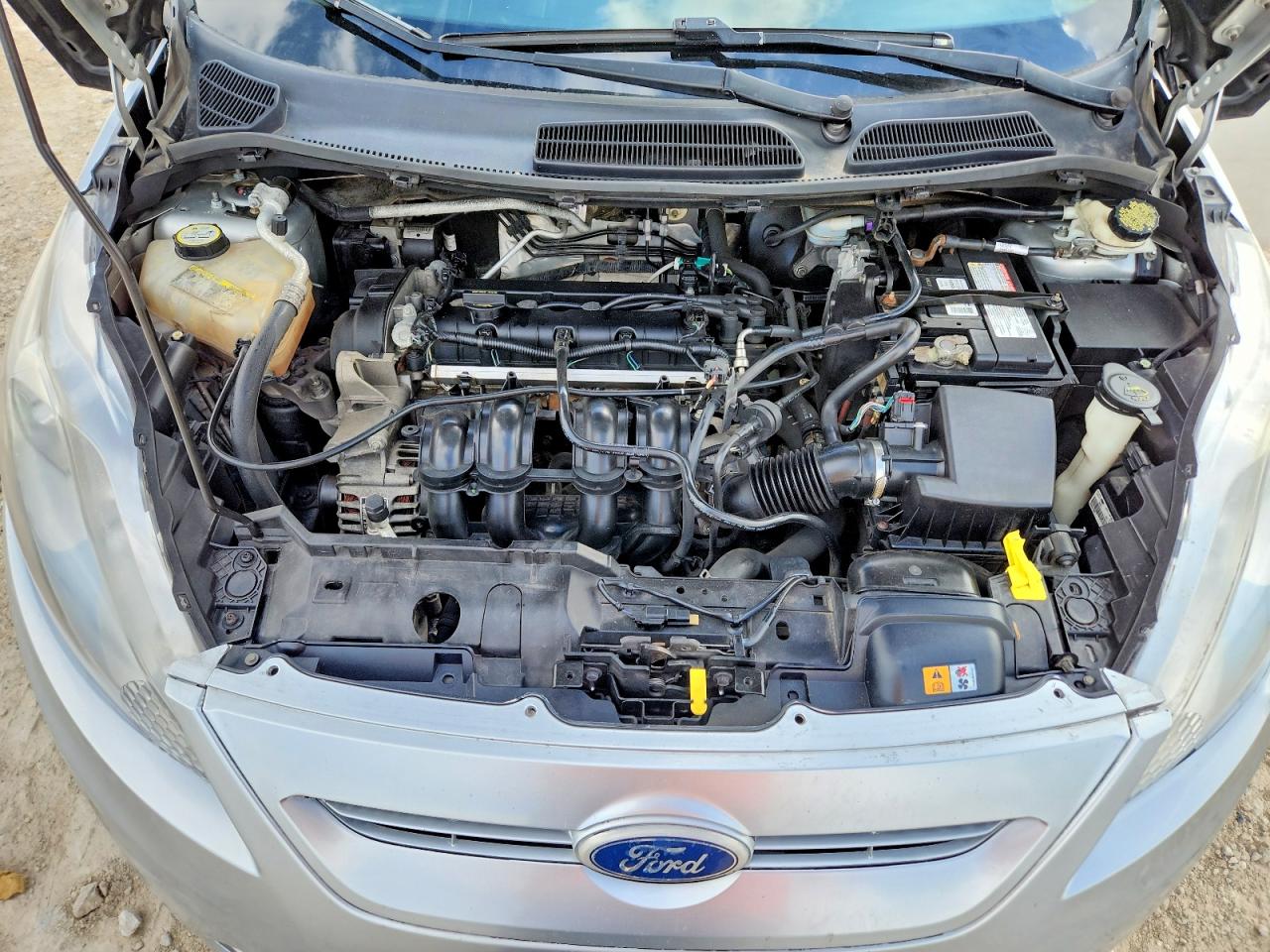 2013 Ford Fiesta Se Silver vin: 3FADP4BJ8DM146892
