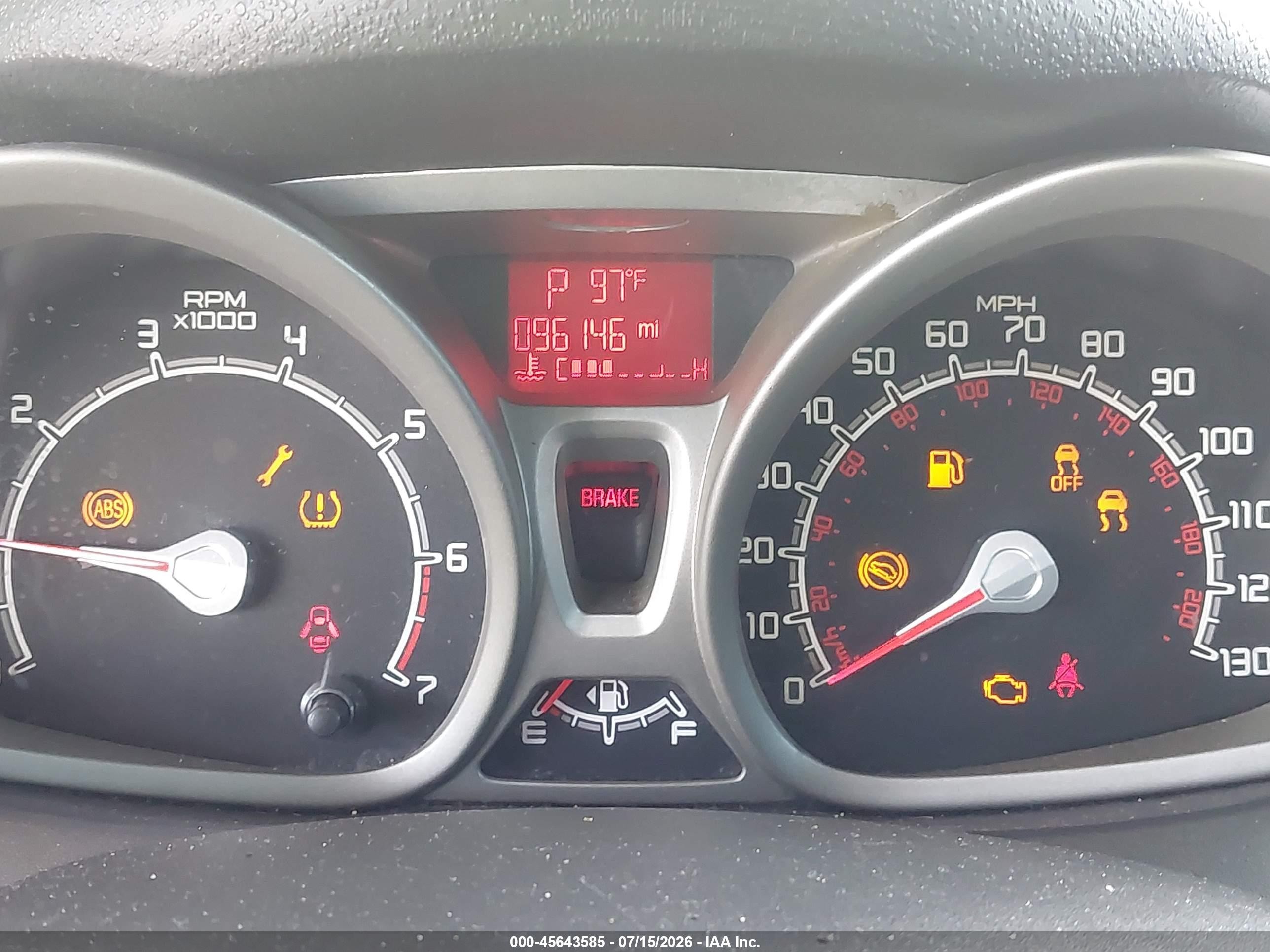 2013 Ford Fiesta Se White vin: 3FADP4BJ8DM158041