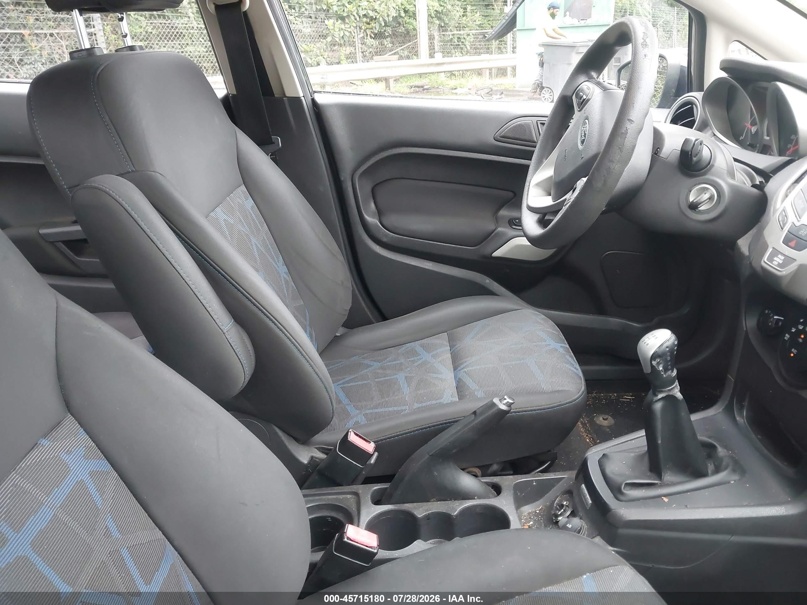 2013 Ford Fiesta Se Black vin: 3FADP4BJ8DM171503