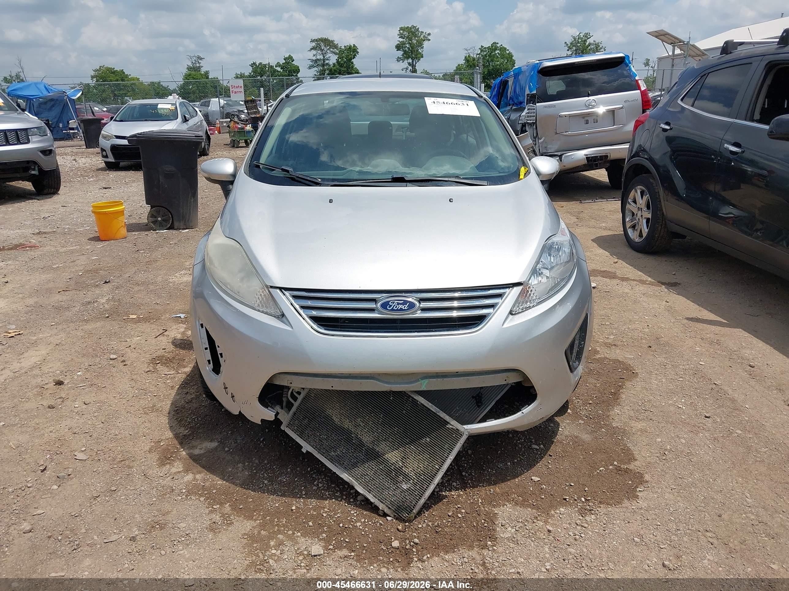 2013 Ford Fiesta Se Silver vin: 3FADP4BJ8DM176149