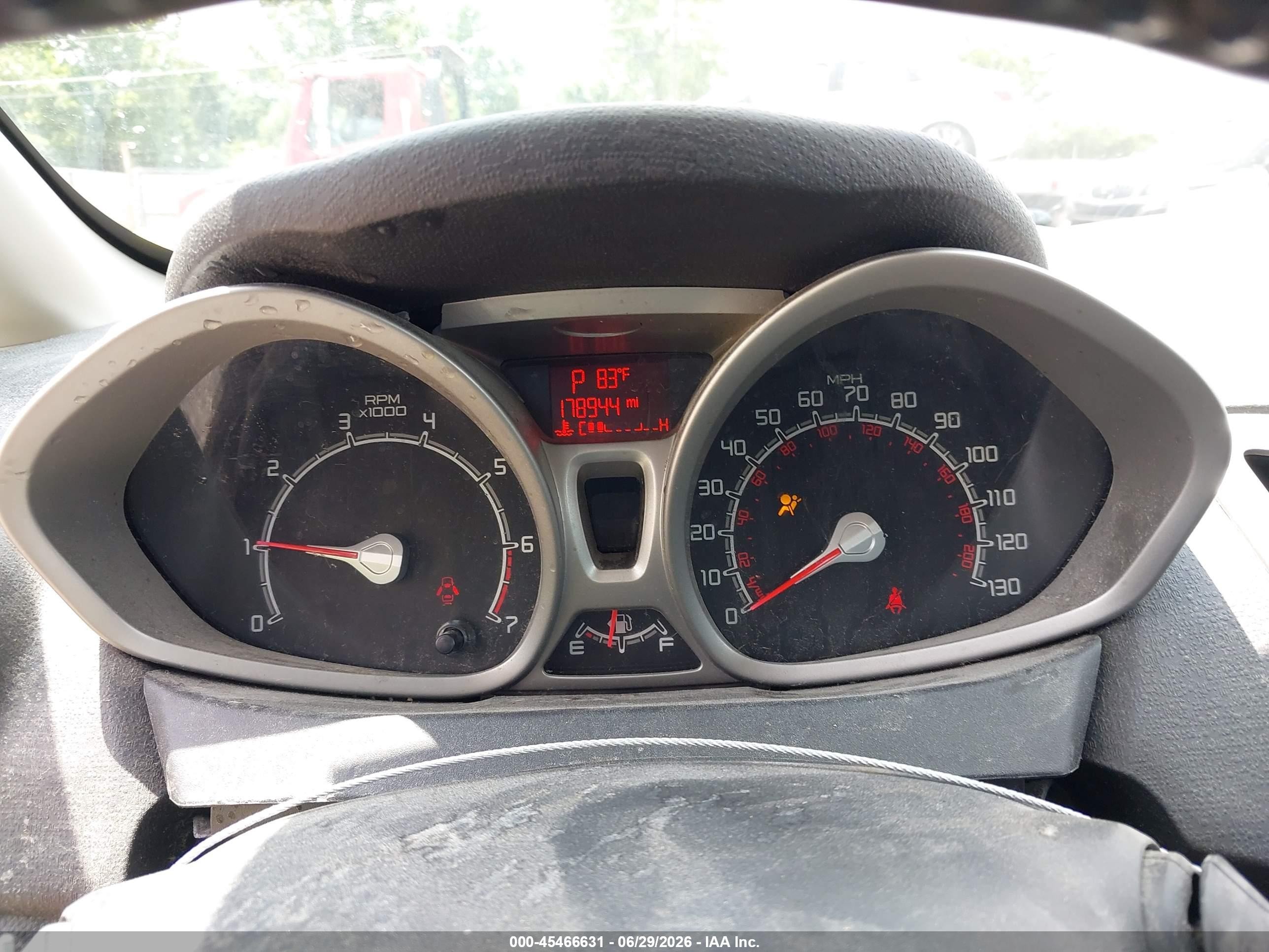 2013 Ford Fiesta Se Silver vin: 3FADP4BJ8DM176149