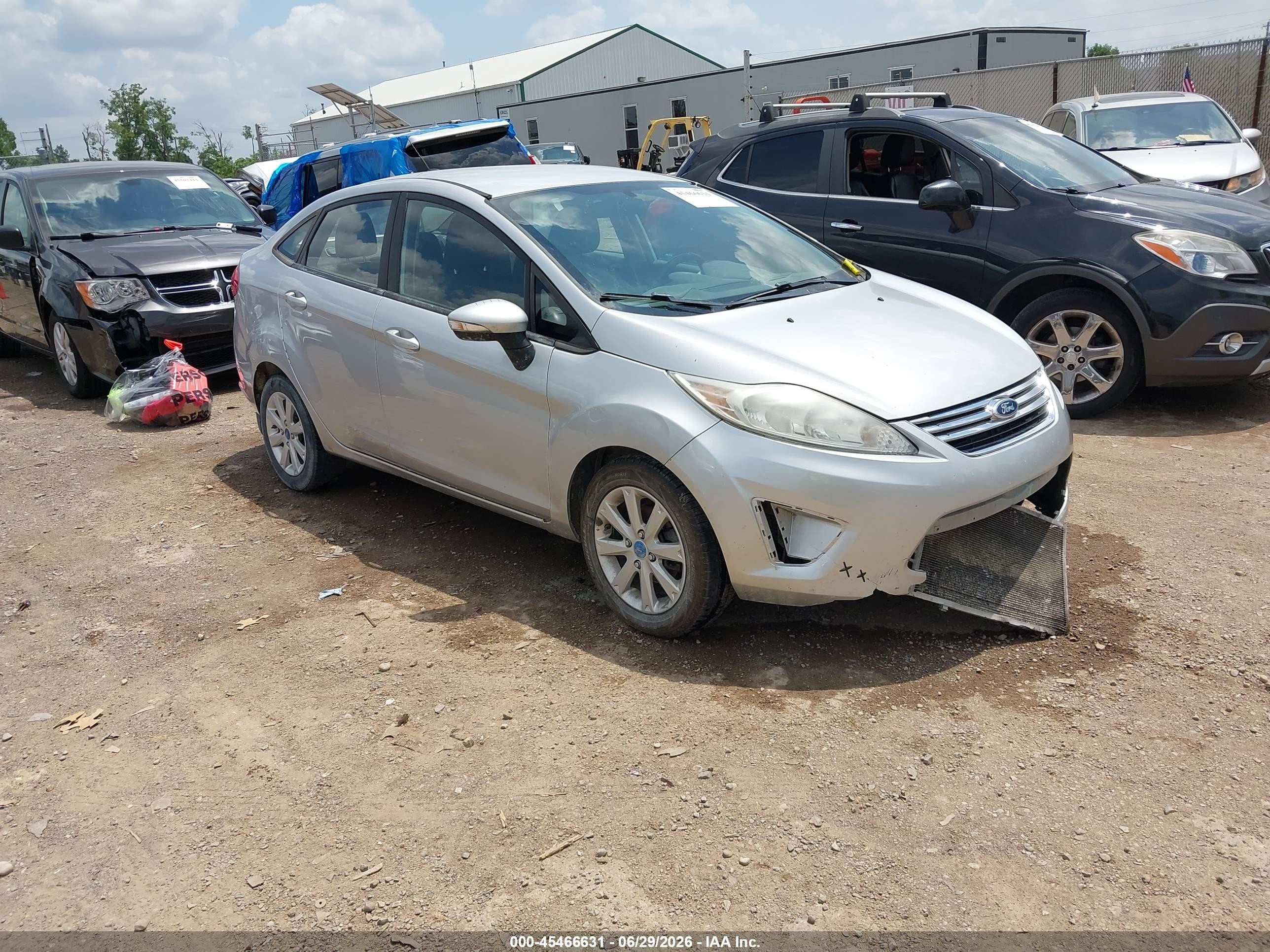 2013 Ford Fiesta Se Silver vin: 3FADP4BJ8DM176149