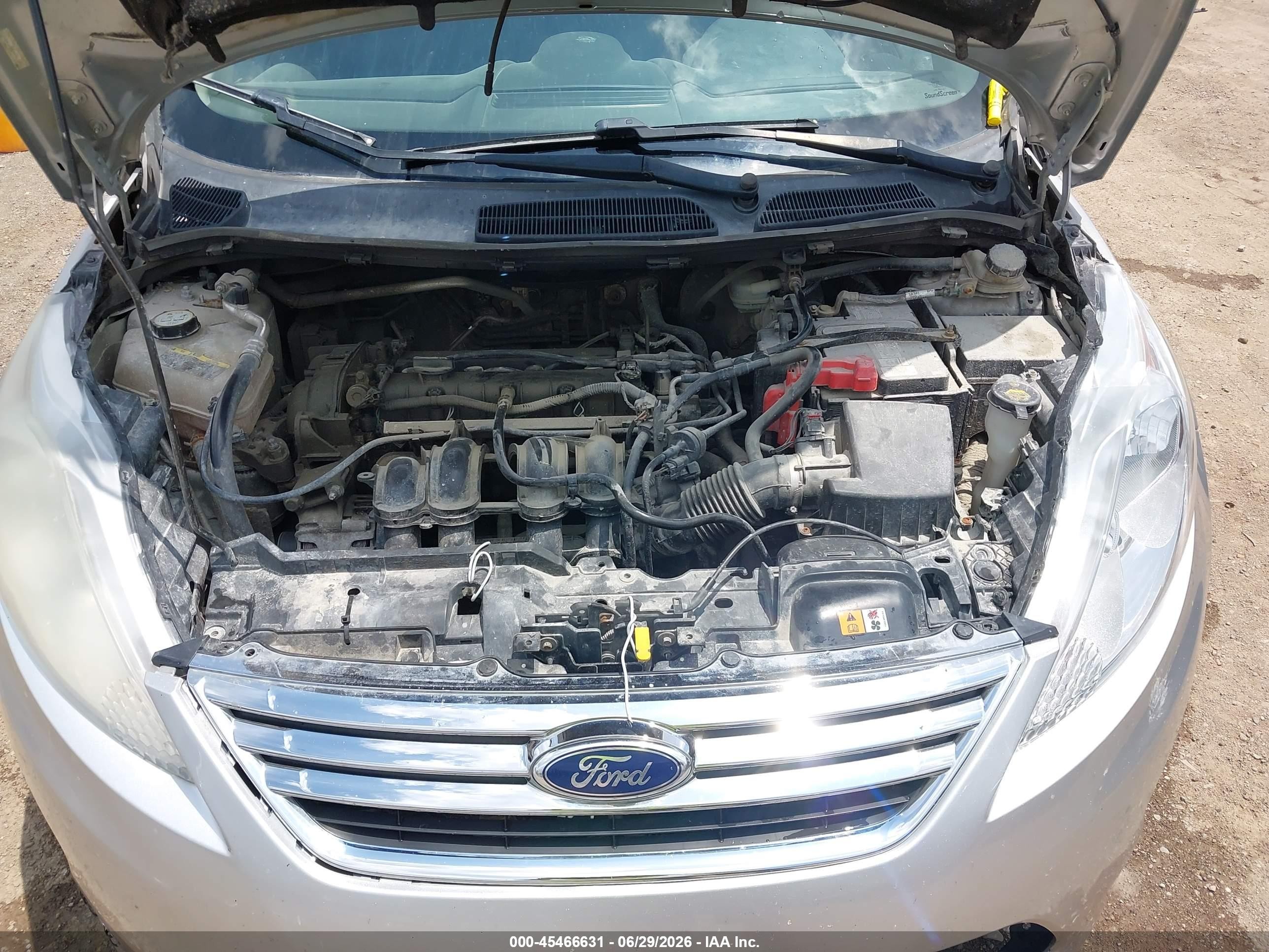 2013 Ford Fiesta Se Silver vin: 3FADP4BJ8DM176149