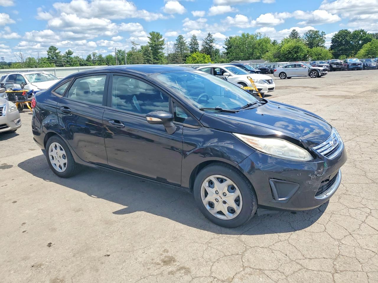 2013 Ford Fiesta Se Black vin: 3FADP4BJ8DM183070