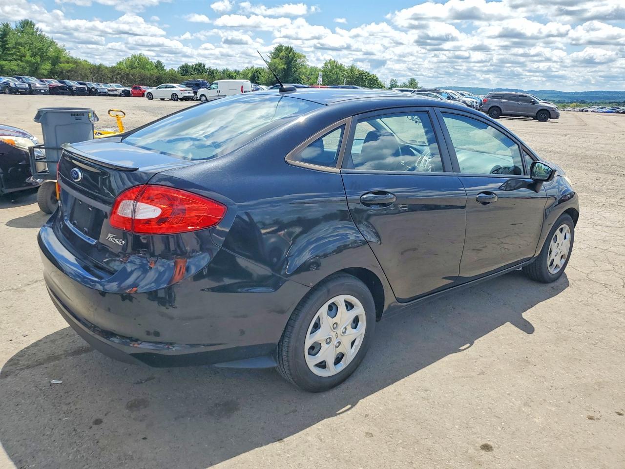 2013 Ford Fiesta Se Black vin: 3FADP4BJ8DM183070