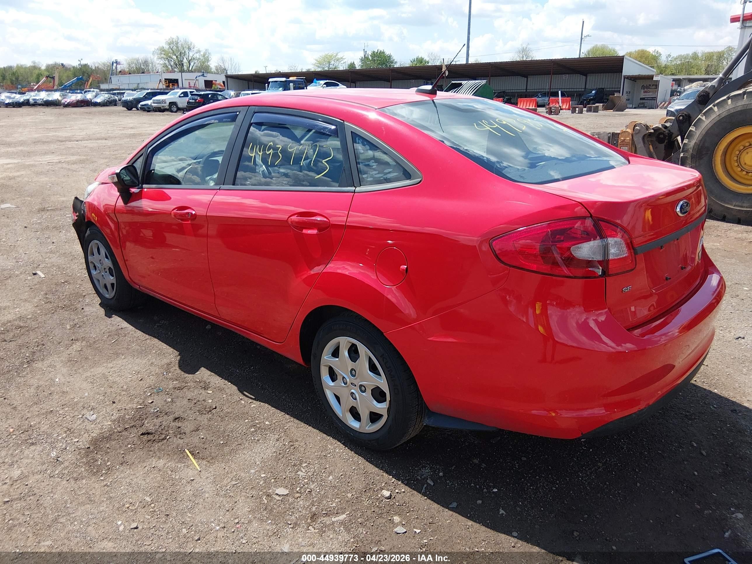 2013 Ford Fiesta Se Red vin: 3FADP4BJ8DM193369