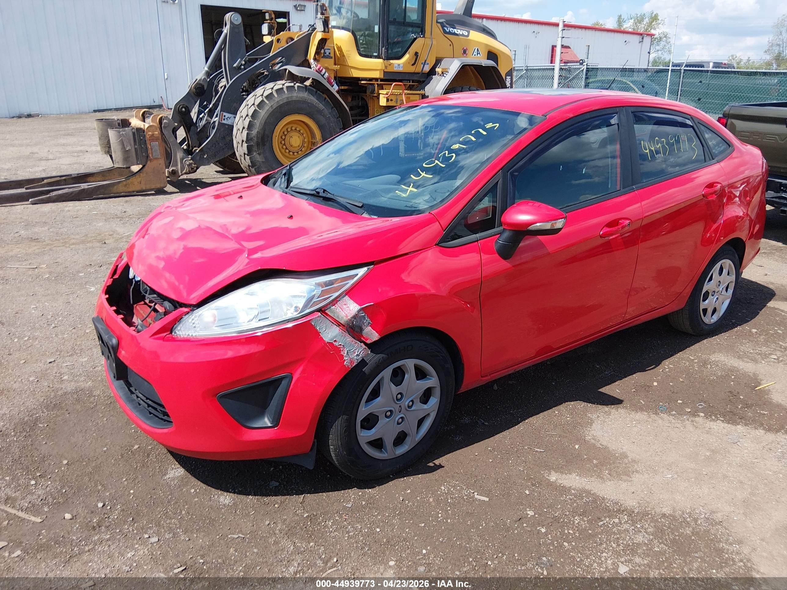 2013 Ford Fiesta Se Red vin: 3FADP4BJ8DM193369