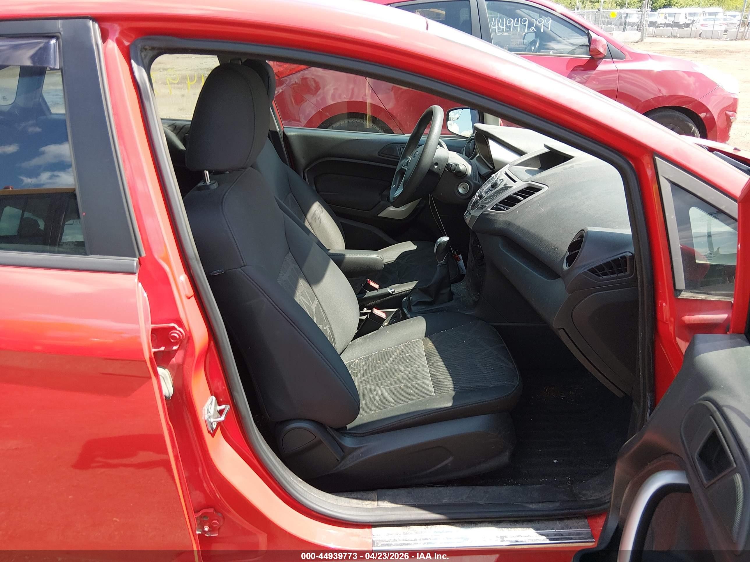 2013 Ford Fiesta Se Red vin: 3FADP4BJ8DM193369