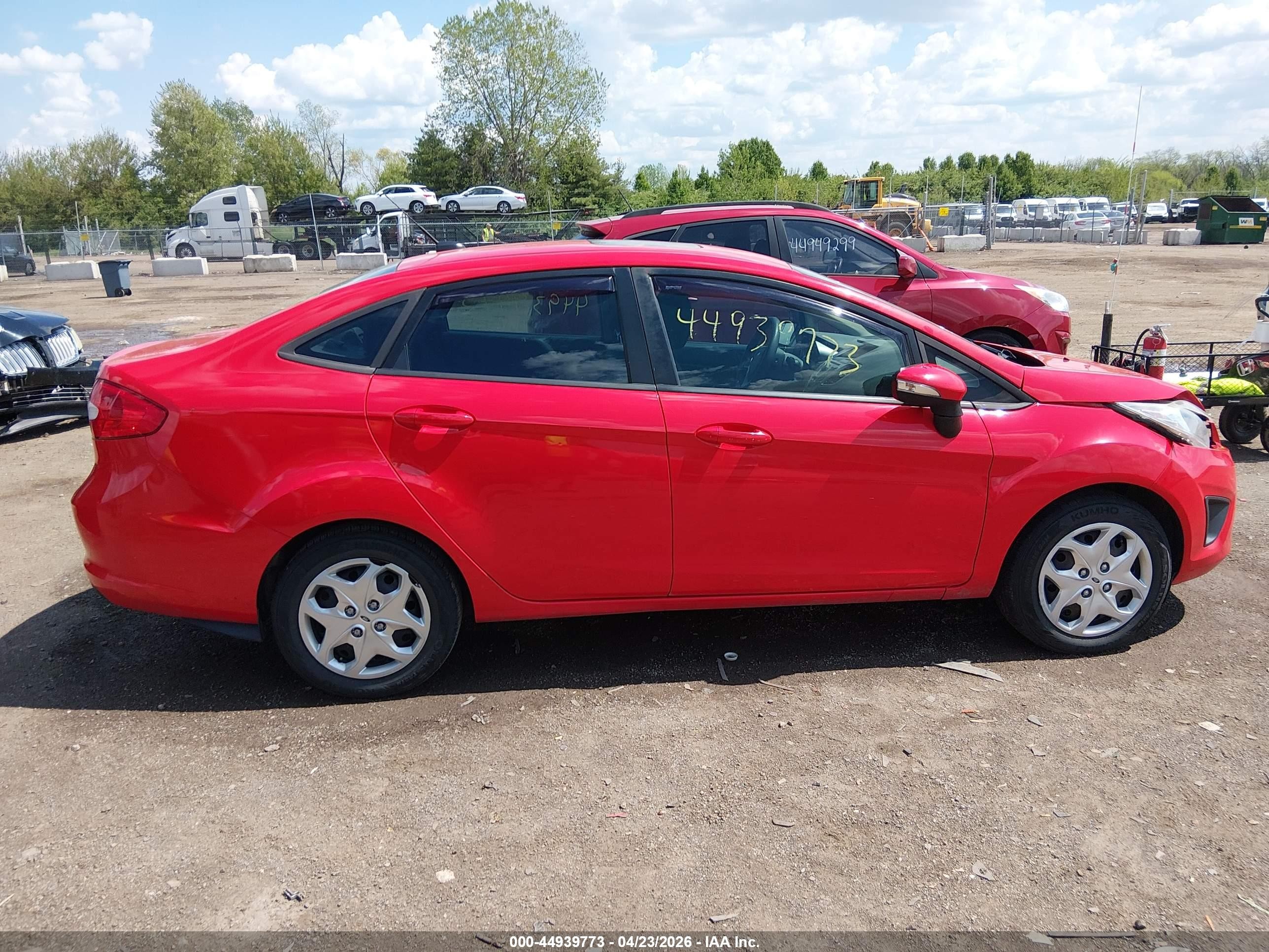 2013 Ford Fiesta Se Red vin: 3FADP4BJ8DM193369