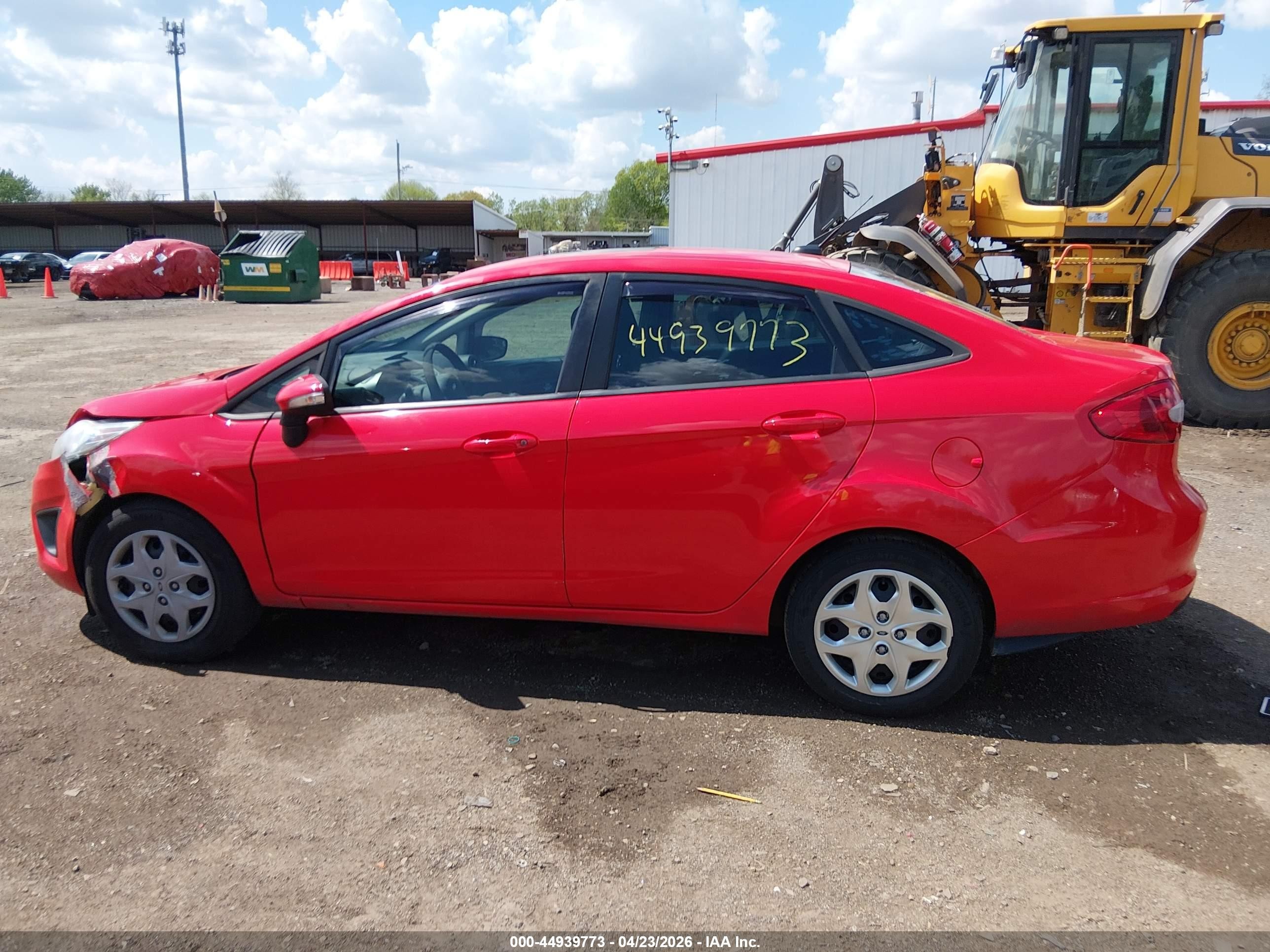 2013 Ford Fiesta Se Red vin: 3FADP4BJ8DM193369