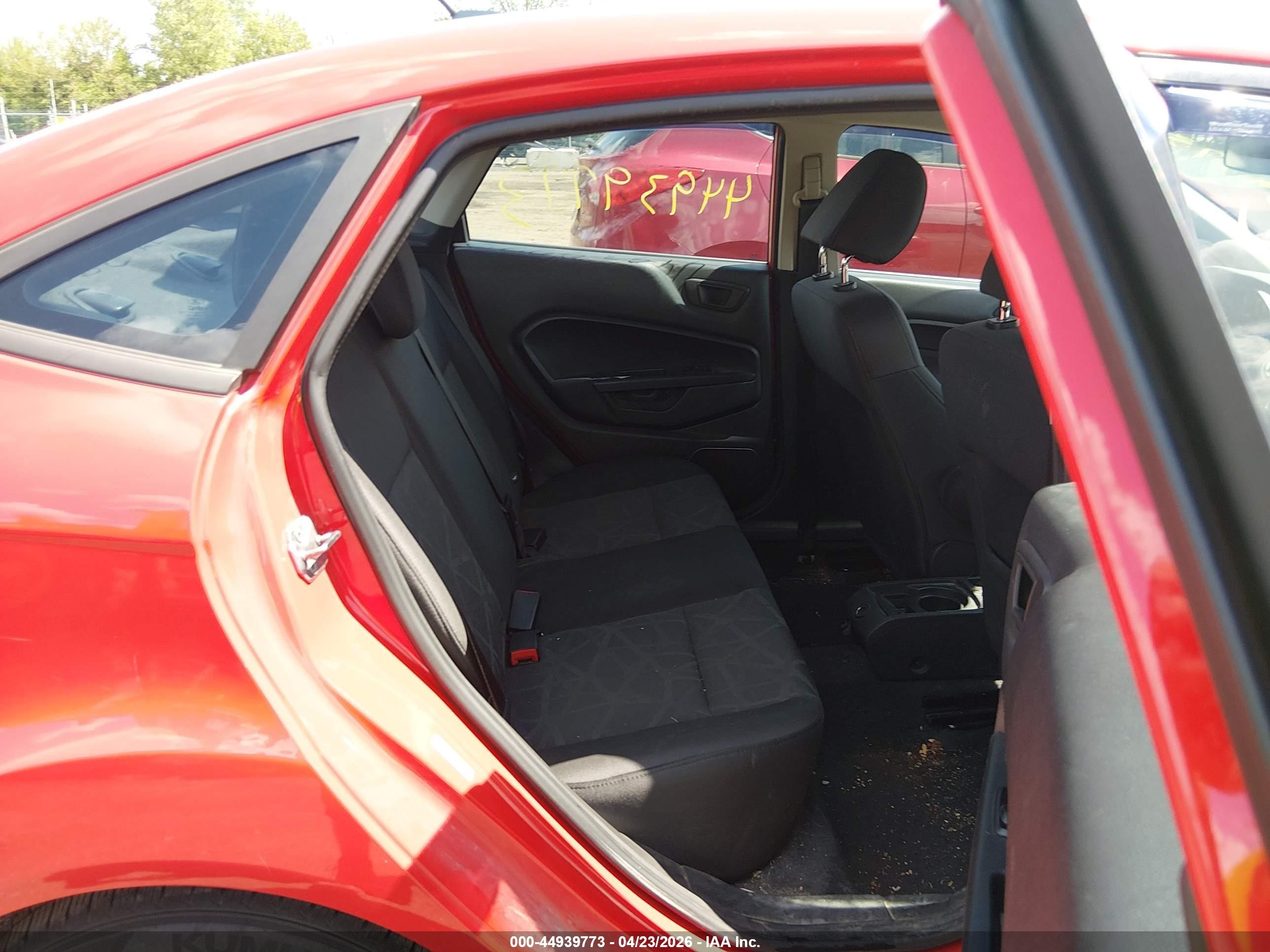 2013 Ford Fiesta Se Red vin: 3FADP4BJ8DM193369